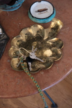 Vintage • Bakke • Messing blad • DORA