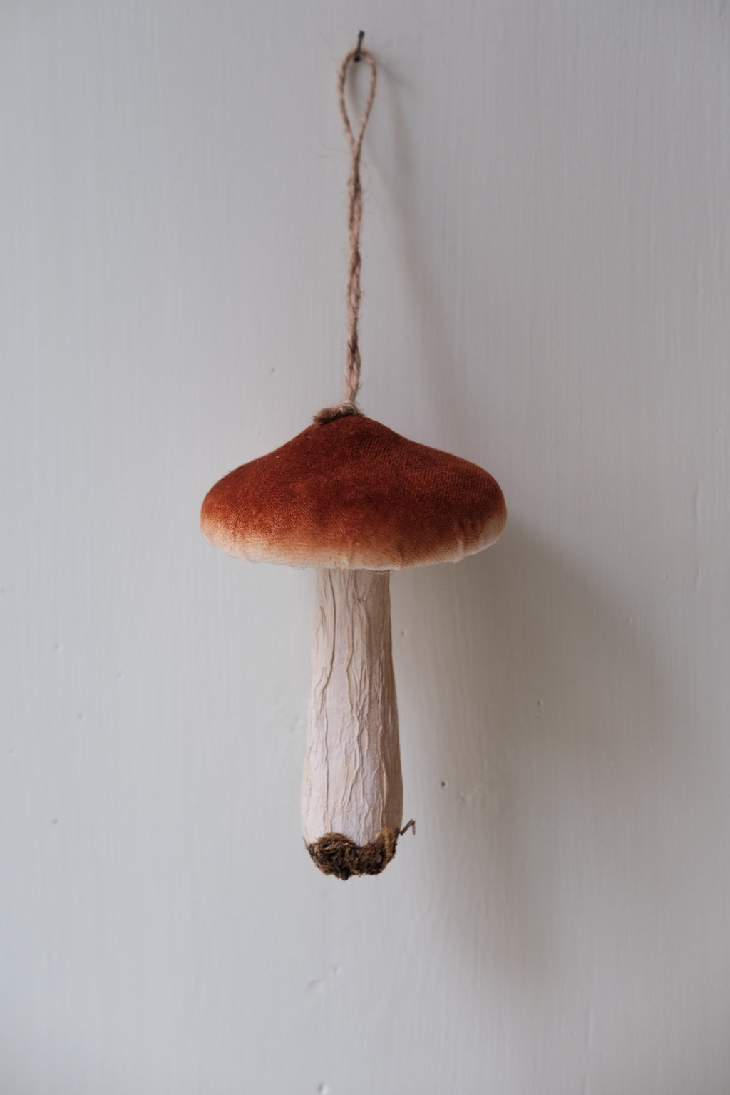 Juledekoration • Fløjl svamp • 12cm