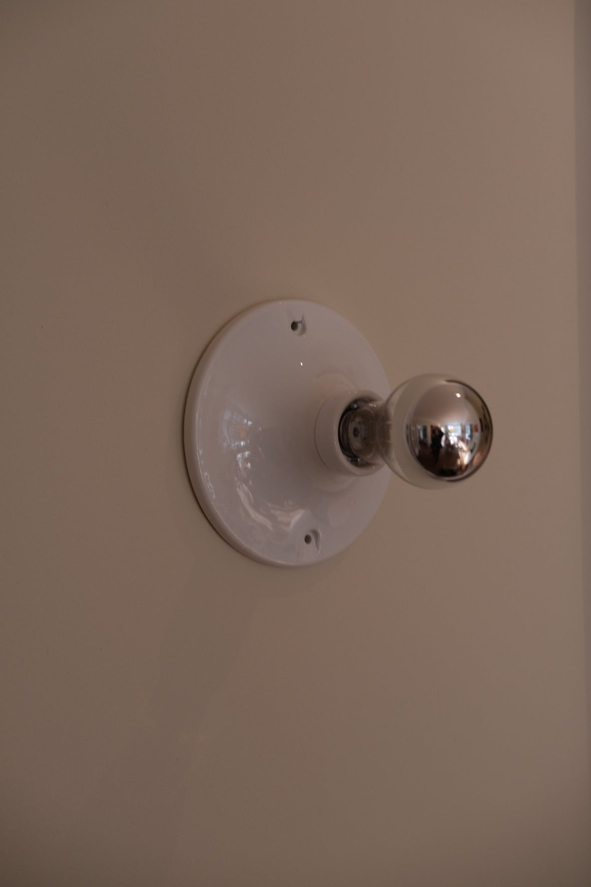Porcelænslampe • Hvid • Ø15 • DORA