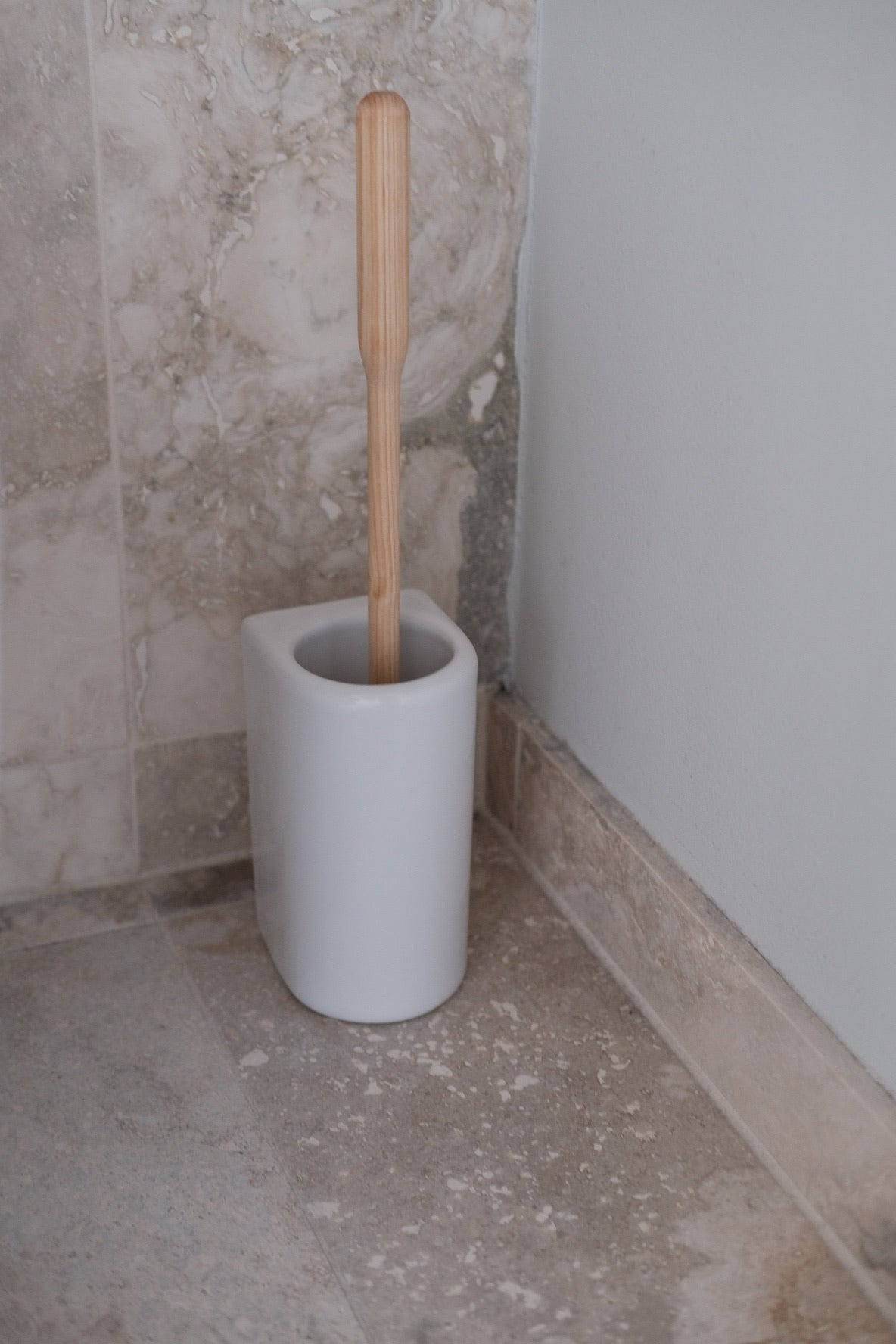 Toilet Børste Holder • Keramik