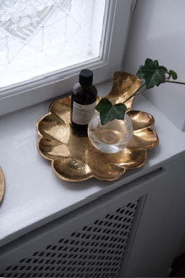 Vintage • Bakke • Messing blad • DORA