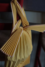 Taske • Plisseret • Bio nedbrydelig • Mini • Gul • DORA