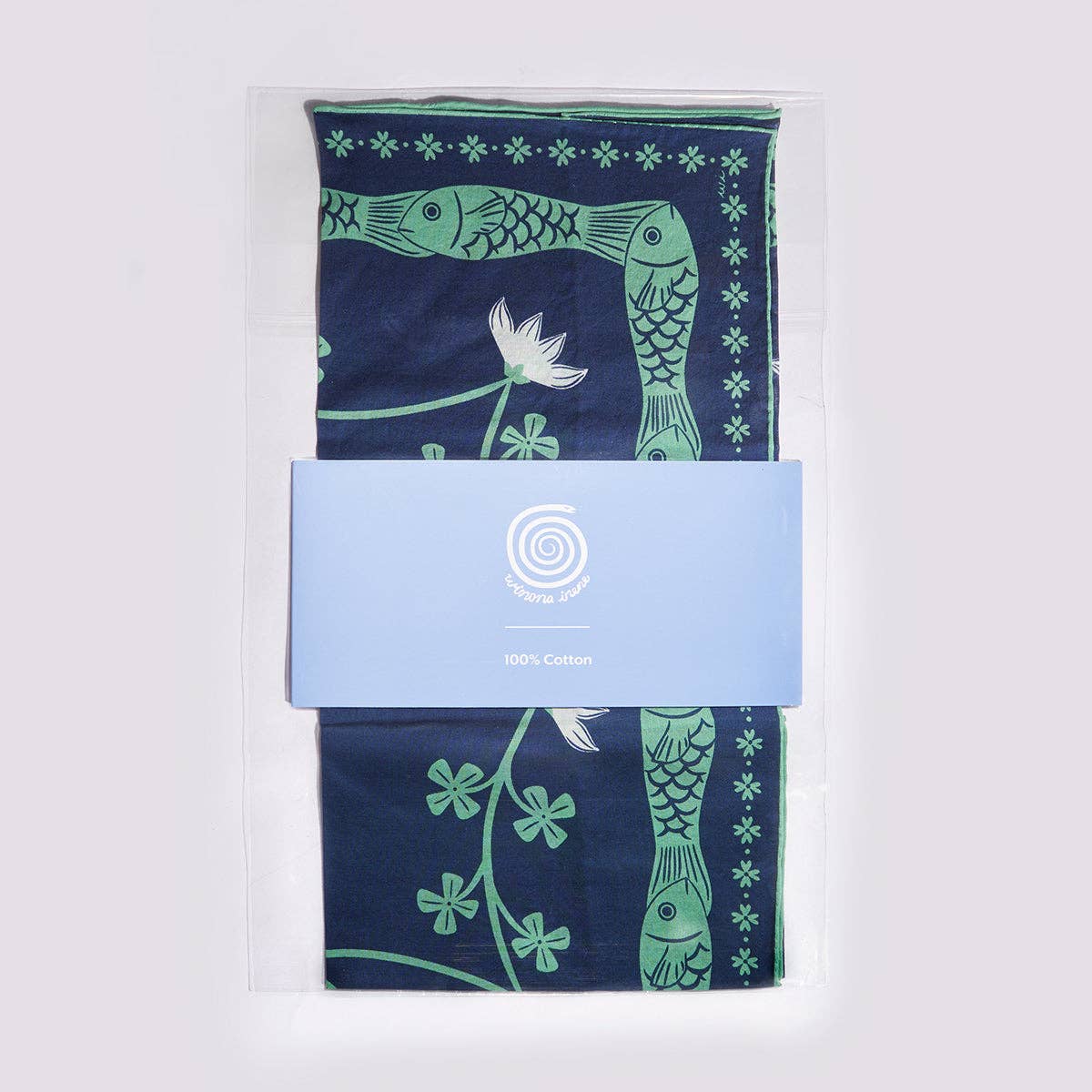 Tørklæde • Bandana • Jade fisk