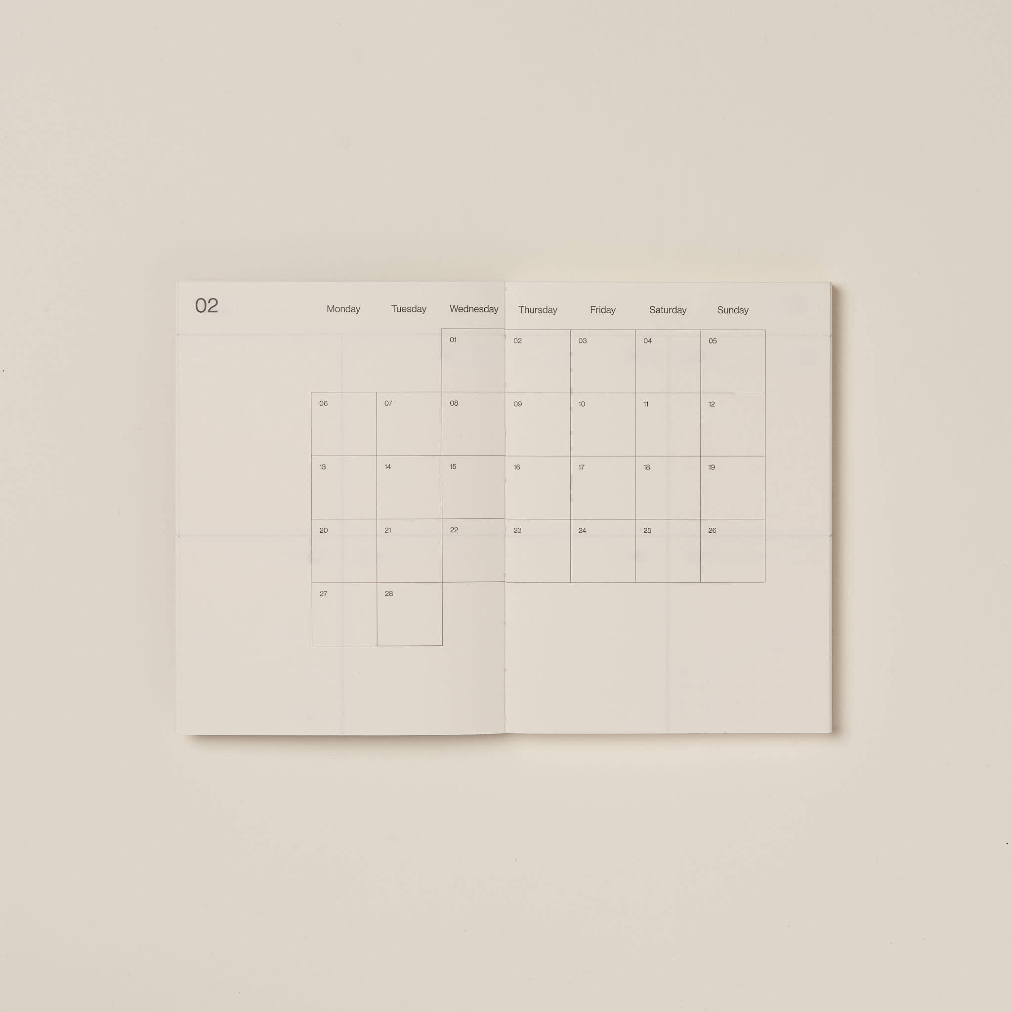 Årskalender • Claret • 2026