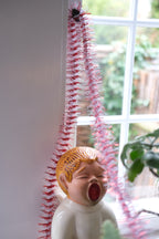 Guirlande • Lametta • 2 meter • Twist Rød & Hvid