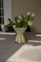 Vase • Glas • Tulipan • Lime