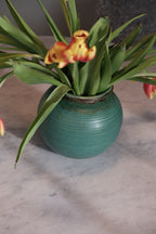 Vintage • Keramik • Rund • Mint Grøn