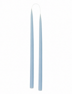 Hånddyppede kronelys • 45 cm • Pastel Blå – 2 stk. fritlagt