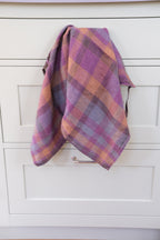 Viskestykke • Hør • Mini Forklæde • Ecossais Bourgogne