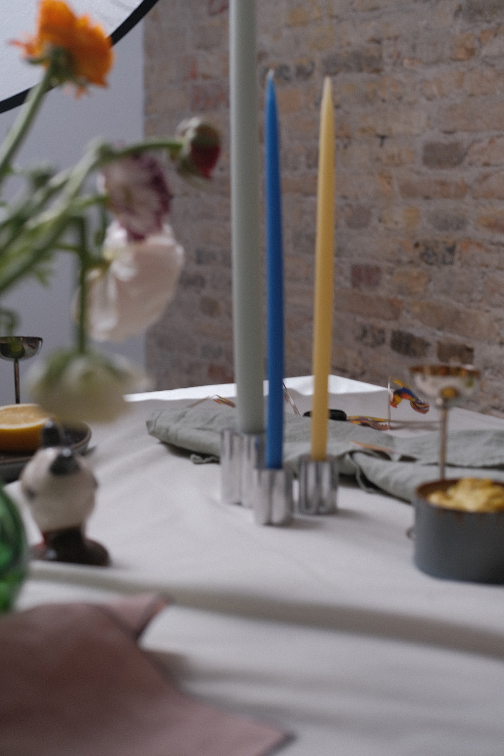 Lysestage • Aluminium • Tall