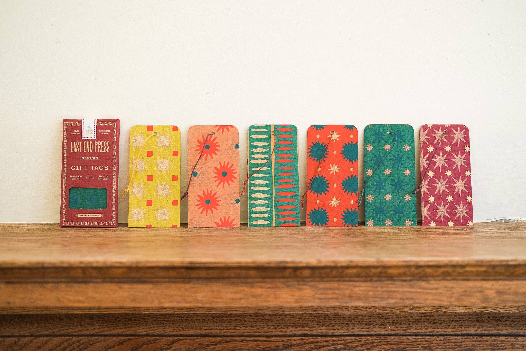 Gavepapir • Gavemærker • 6stk