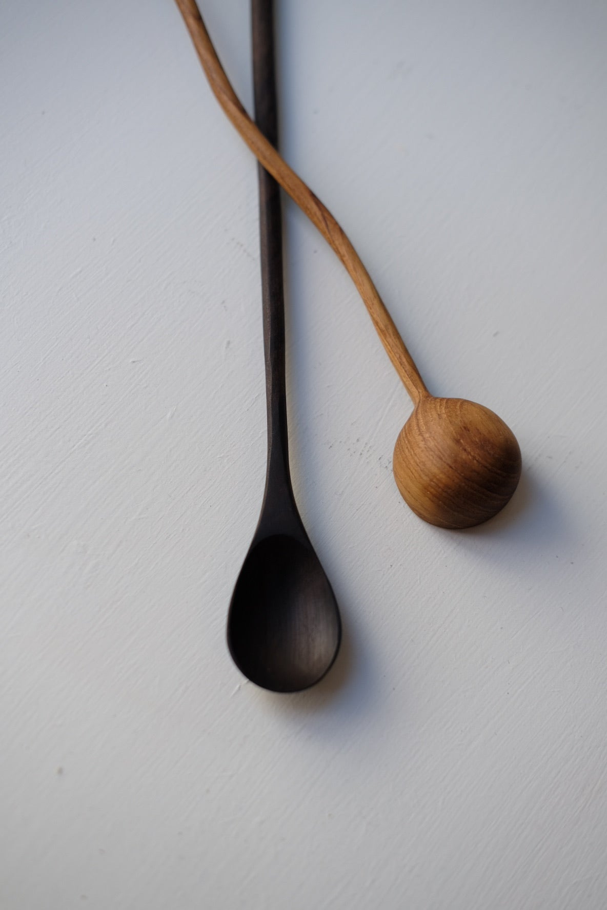 Utensils • Wooden spoon • Teak • Small Round