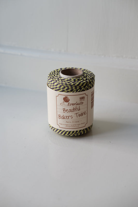 Gift ribbon • Bakers Twine • 100m • Purple and Green