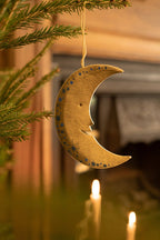 Julepynt • Dekoration • Guld Måne • DORA