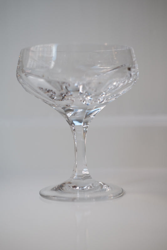 Vintage Champagneskål • Glas • 12,5 cm