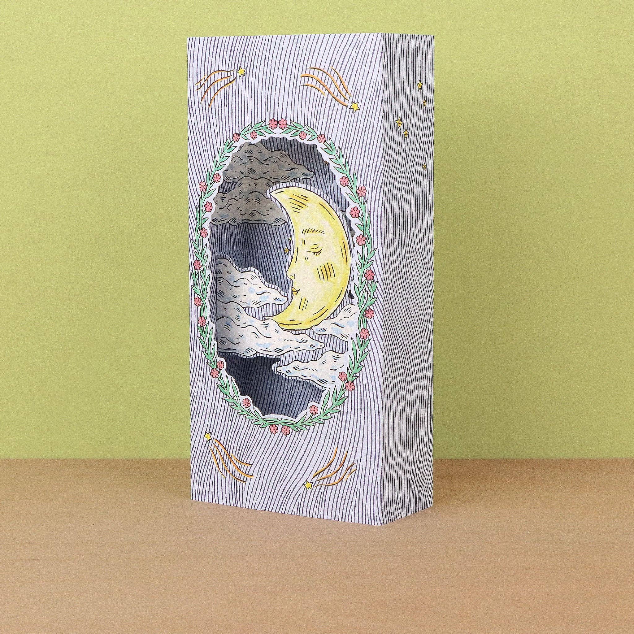 Kort • Magisk måne • en magisk måne • detalje 4 • Art Angels