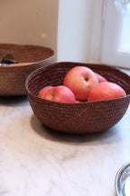 Skål • Palmeblade • Iraca • Brun • Assorteret