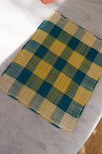 Dækkeserviet • Palmeblade • Iraca • Gul & Blå Tern • DORA