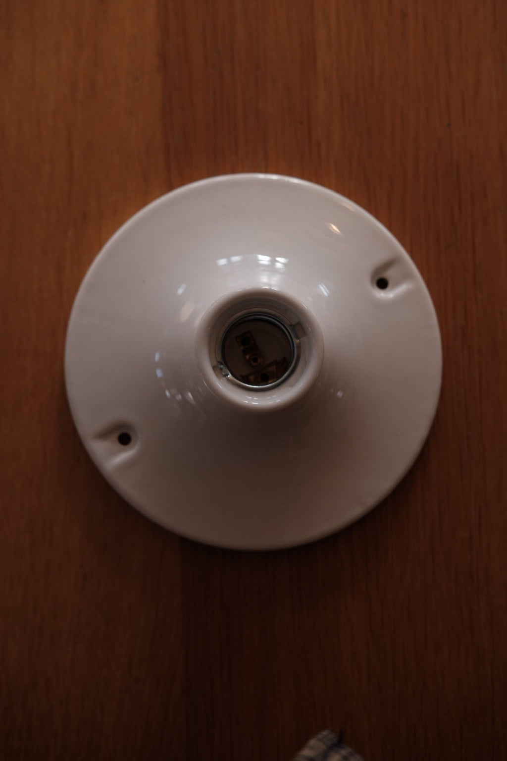Porcelænslampe • Hvid • Ø15 • DORA