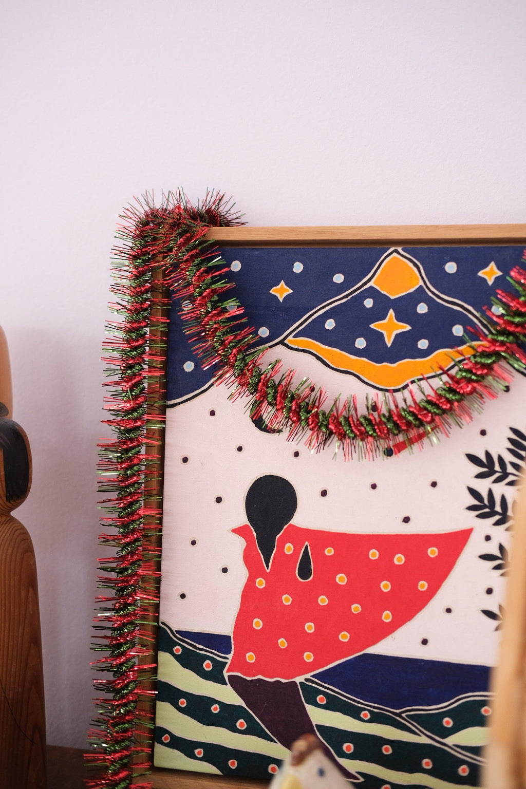 Guirlande • Lametta • 2 meter • Twist Rød & Grøn