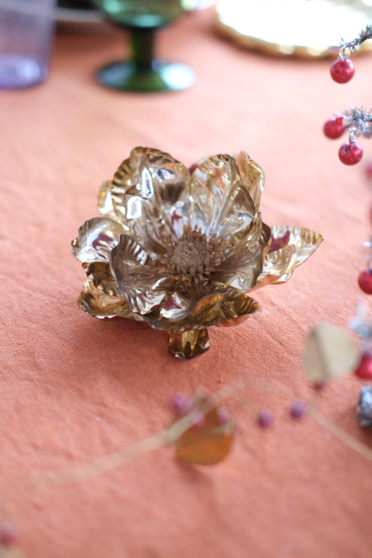 Julepynt • Guld Ornament • Anemone