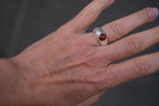 Finger ring • Morning signet • Silver & Red Carnelian
