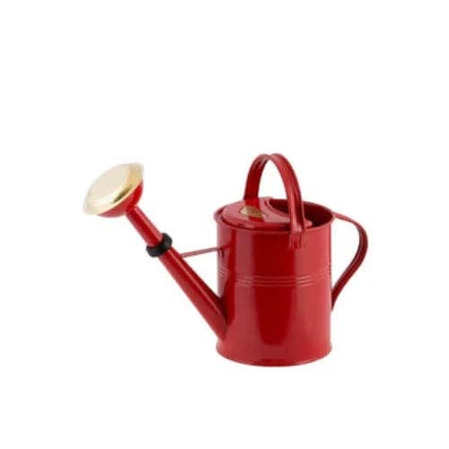 Watering can • hot-dip galvanized iron • Indoors and out • 5 Litres • Red