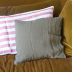 Pudevår • Hør • 50x50 • Vert Mousse • Mosgrøn • DORA