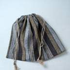 Pouch med snøre • Stor • 19 × 22 cm