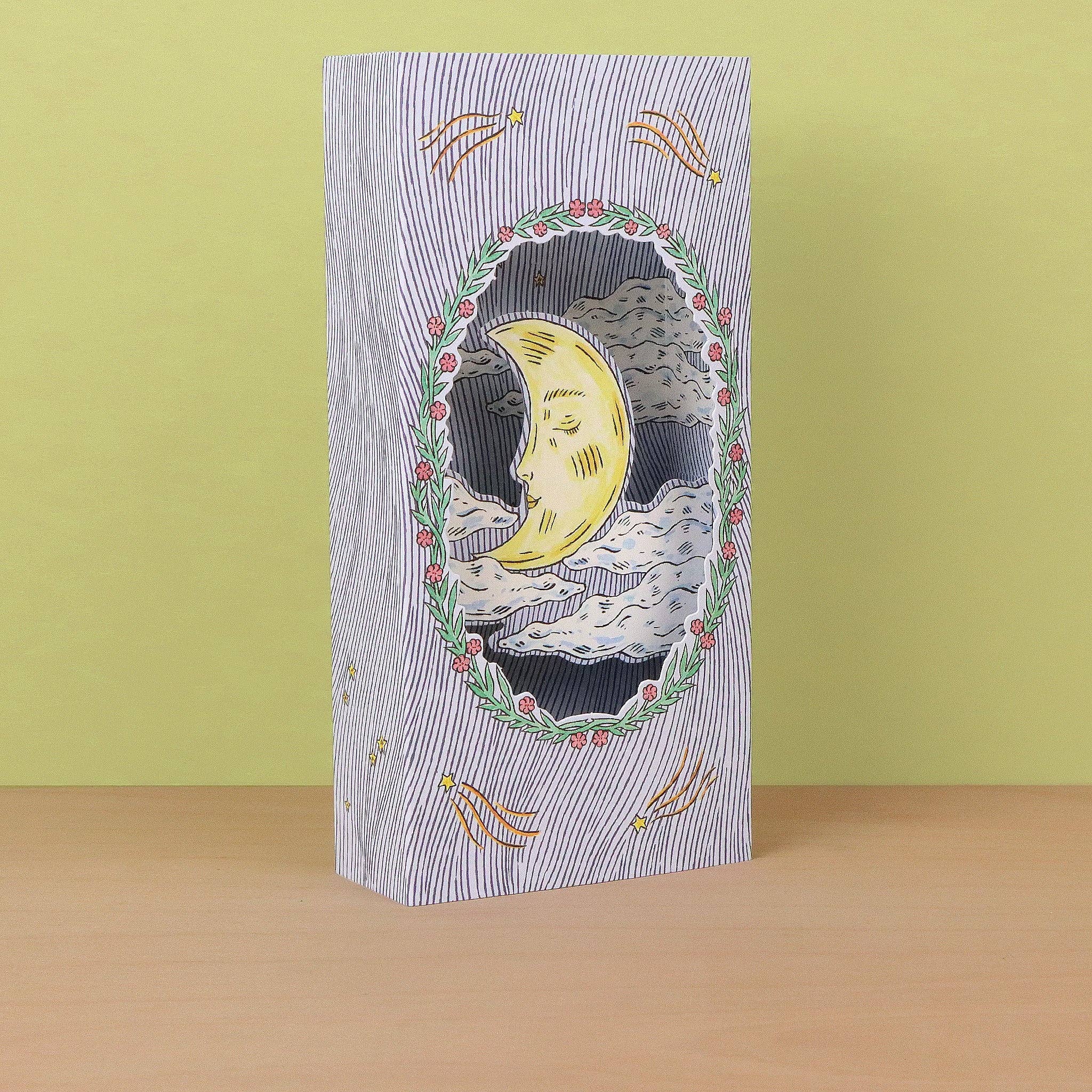 Kort • Magisk måne • en magisk måne • detalje 3 • Art Angels