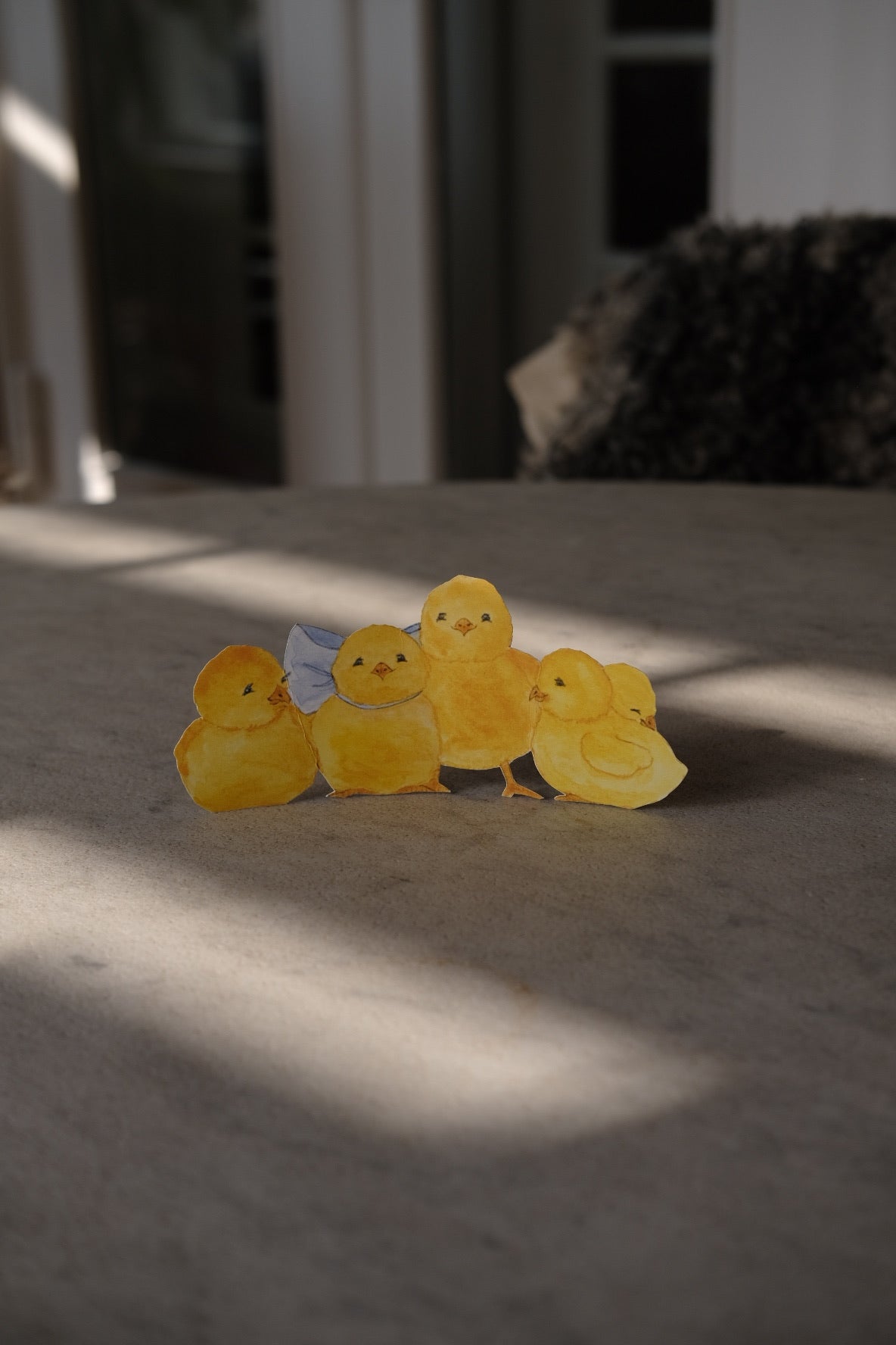 Påskepynt • Kyllinger • Udklip