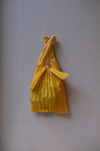 Taske • Plisseret • Bio nedbrydelig • Mini • Gul • DORA