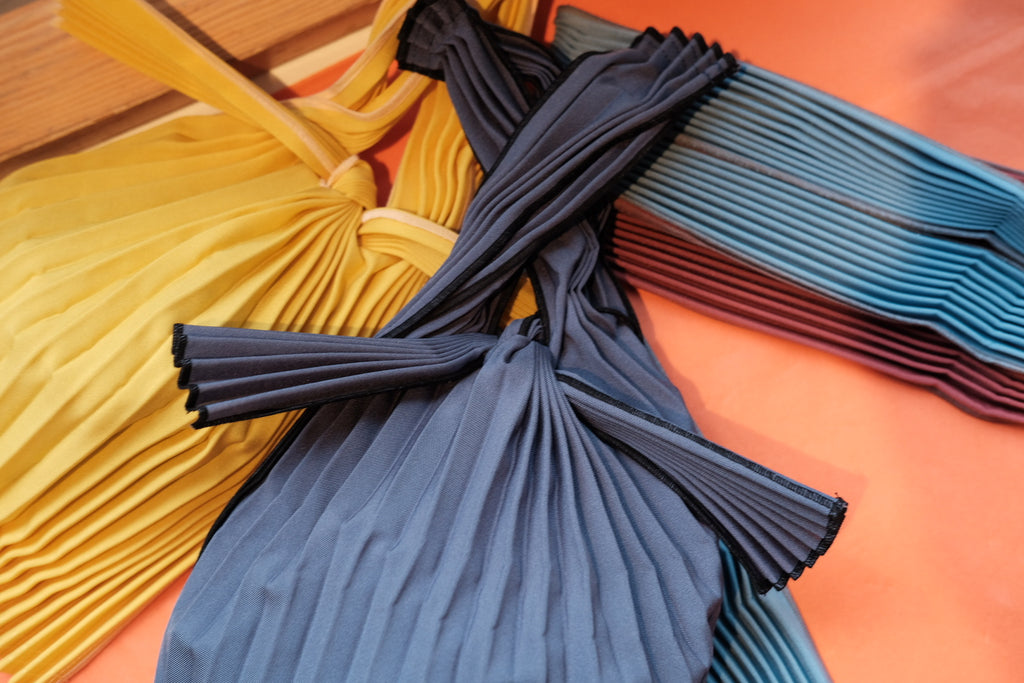 Taske • Plisseret • Bio nedbrydelig • Mini • Gul • DORA