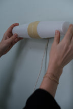 Vintage Lampe • Bernadotte • Pastel Gul • DORA