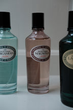 Ach. Brito Magnolia Eau de Cologne 100ml bottle with elegant floral design and clear glass showcasing the fragrance.