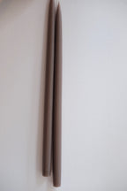 Hand-dipped candles • 45 cm • Nougat