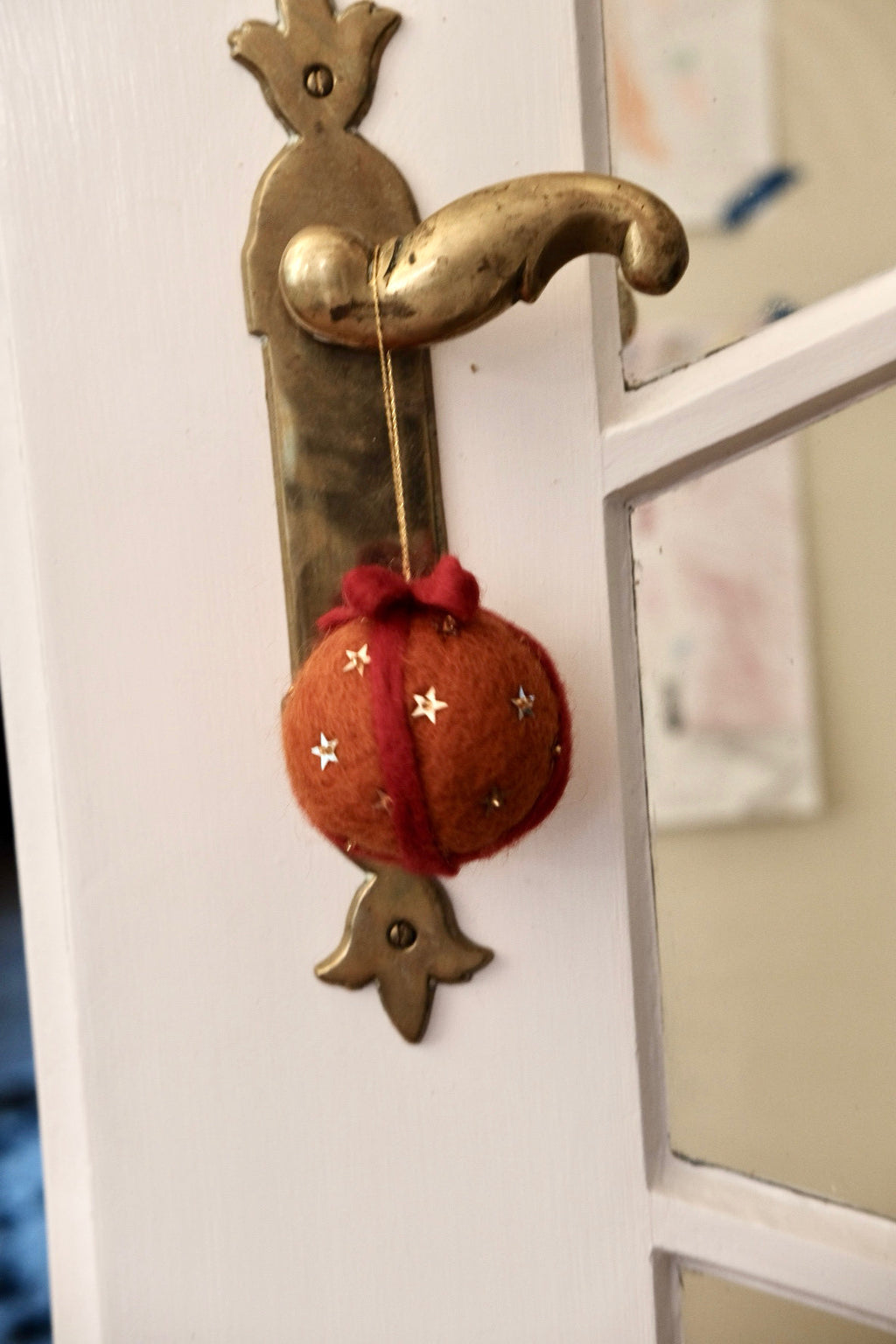 Julepynt • Appelsin • Uld