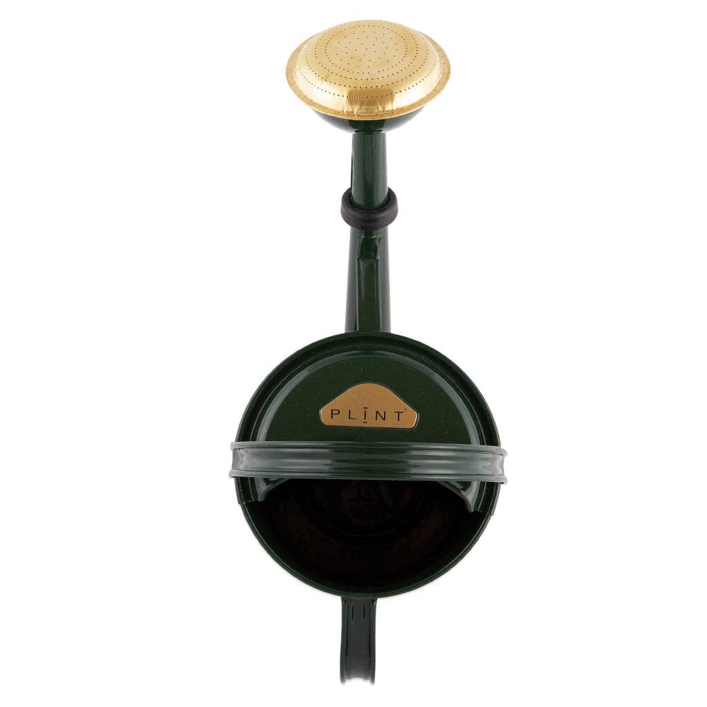 Grøn varmgalvaniseret jern vandkande fra PLINT A/S, 5 liter, til inde- og udendørs brug, med håndtag og spidser.