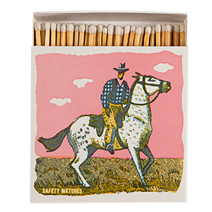 Pink Cowboy Matches | Square - Safety Matches • DORA