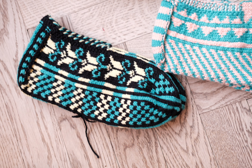 Futter • Håndstrikket • Assorteret med mønster