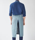 Bistro Apron • Linen • Blue Fog
