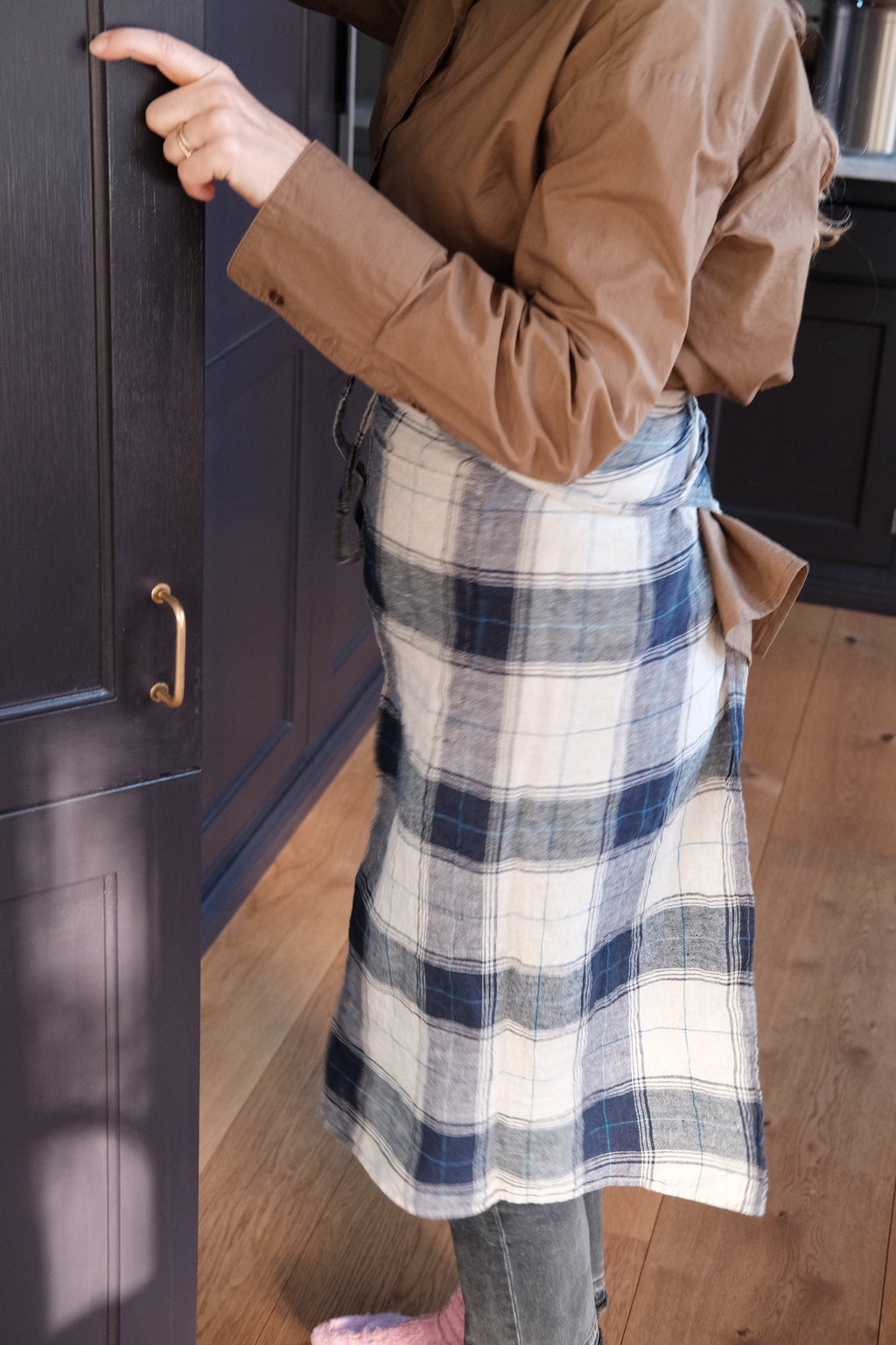 Forklæde • Hør • Bistro • Carreaux Ancienne Ecole