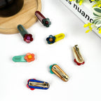 Hårklip • Blomst • spænde • Mint, Lyserød, Gul • DORA