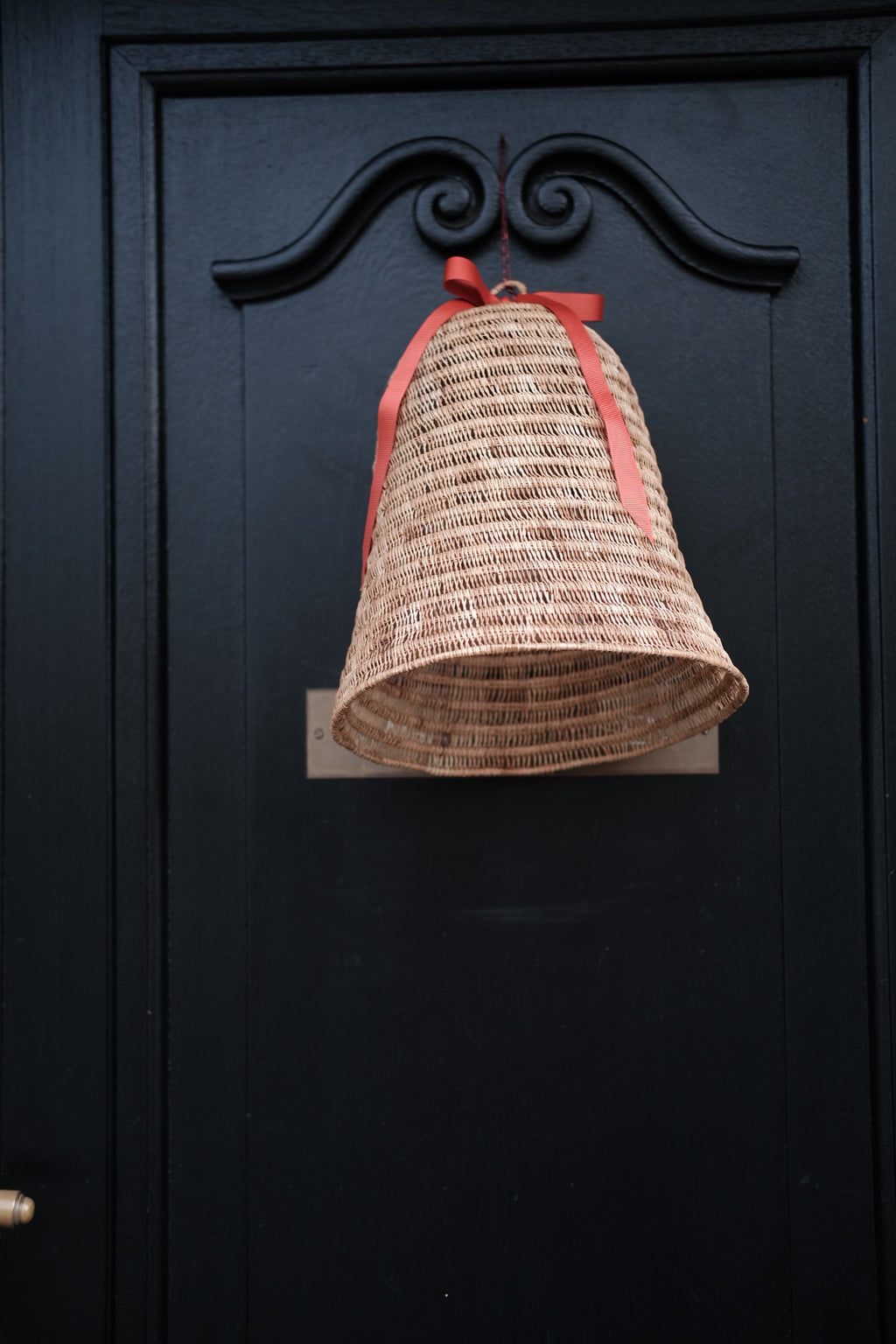 Juleklokke • Palmefibre • Natur • Stor