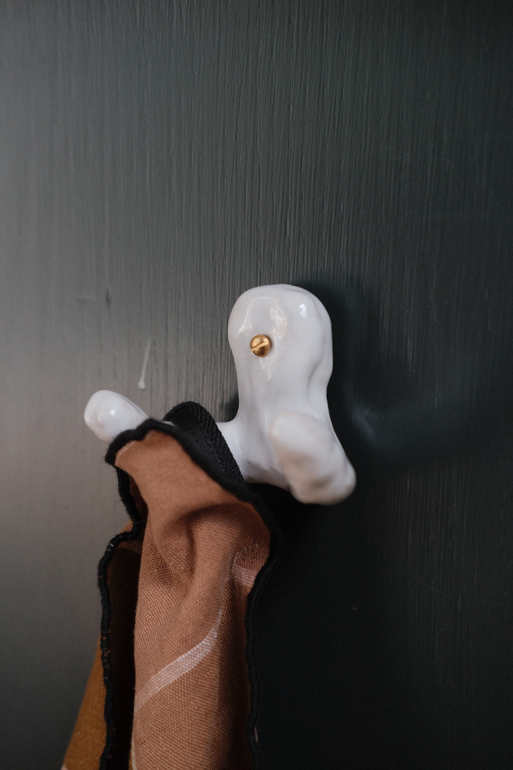 Håndlavet Knage • Dobbelt • Hvid • Stor