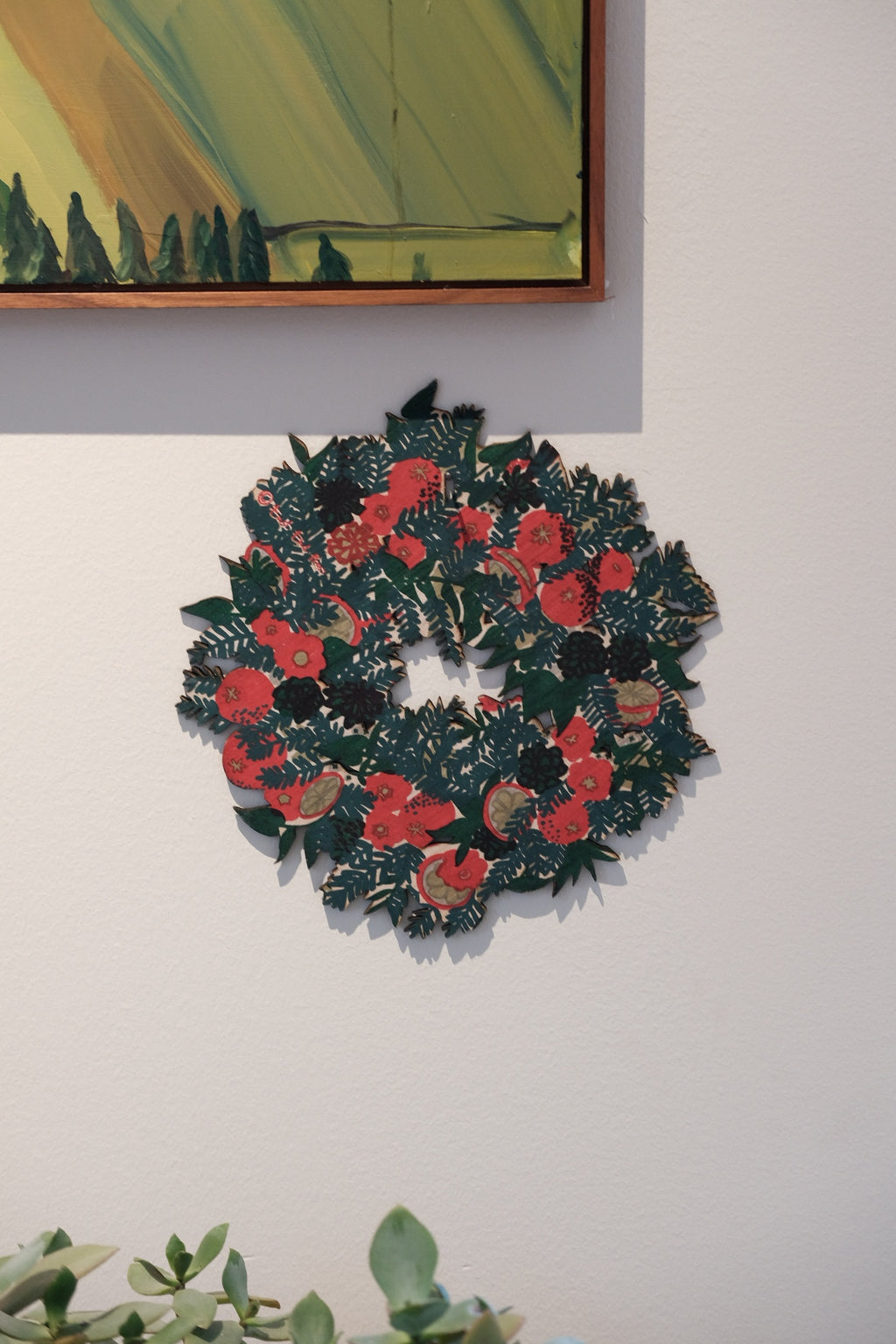Julepynt • Dekoration • Løvkrans