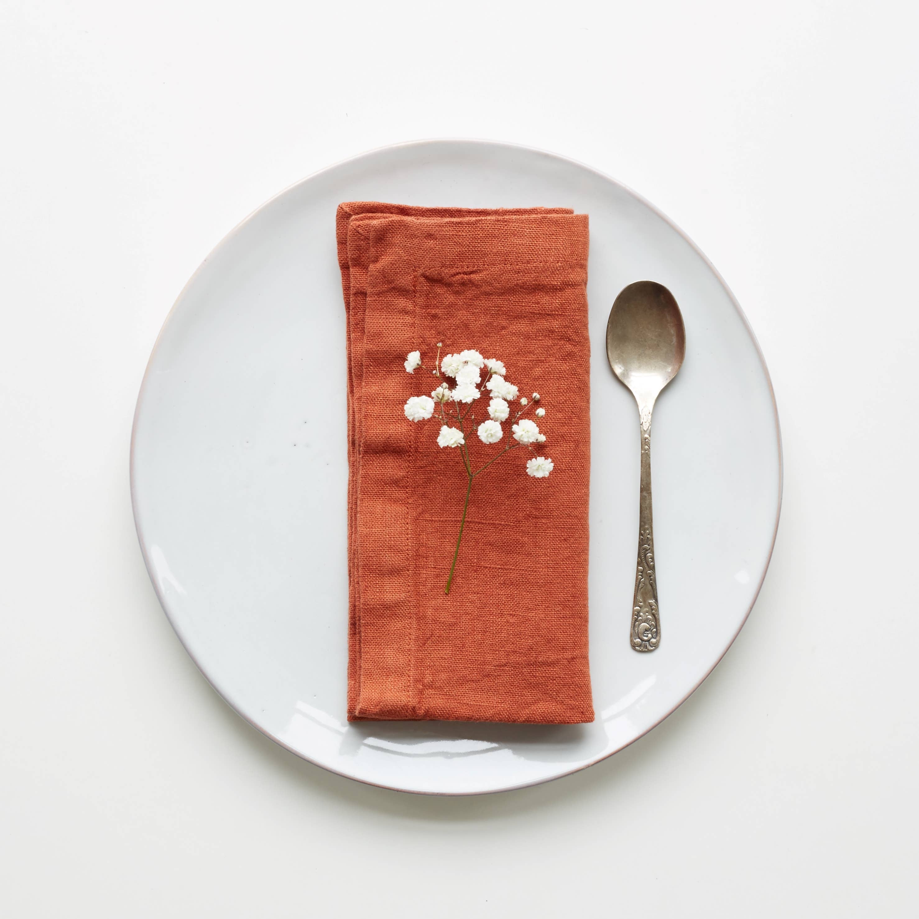 Napkins • Linen • Rust • 2 pcs