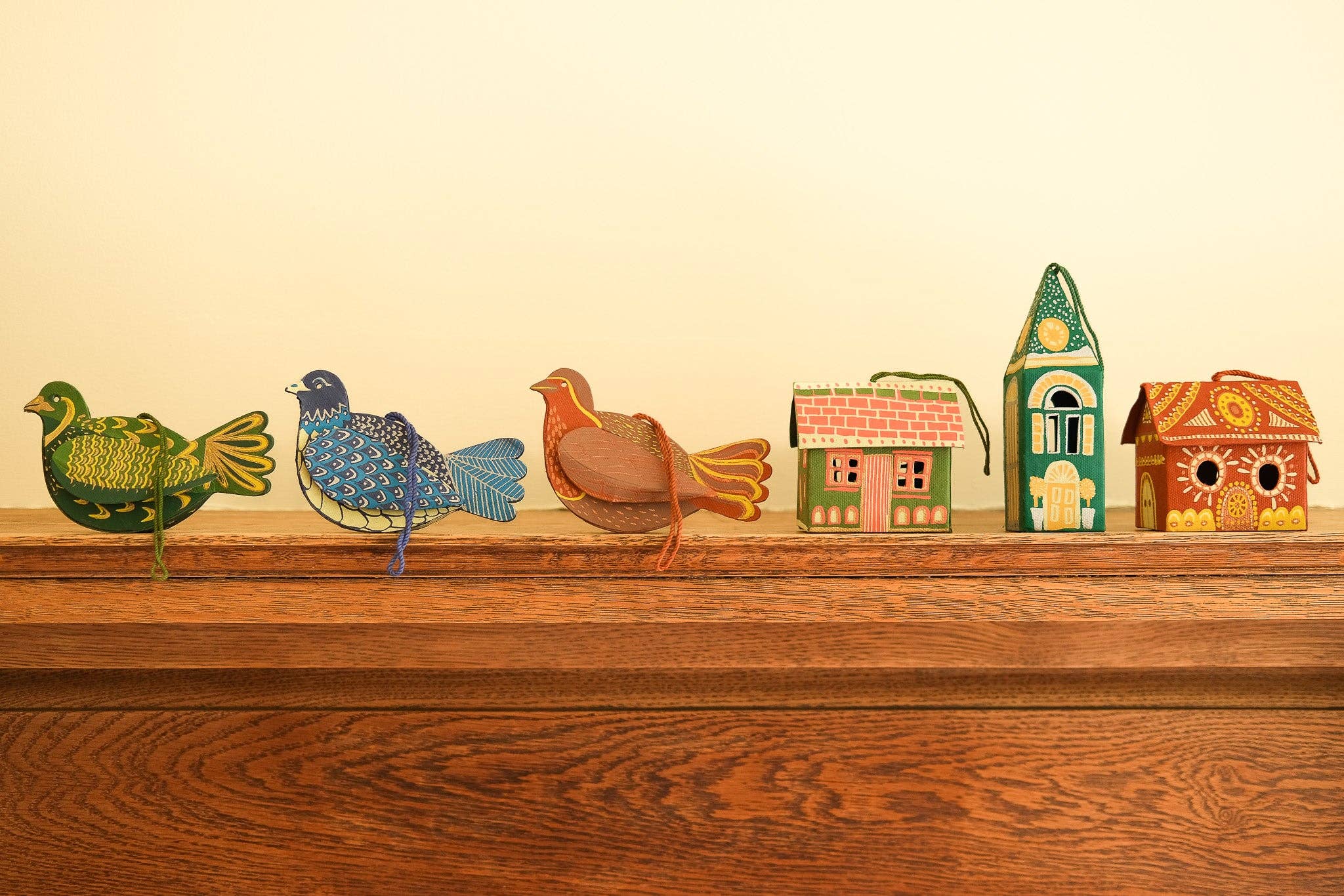 Julepynt • Dekoration • Rød Fugl