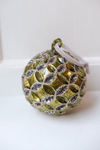 Julepynt • Til træet • Grønt Glaskugle