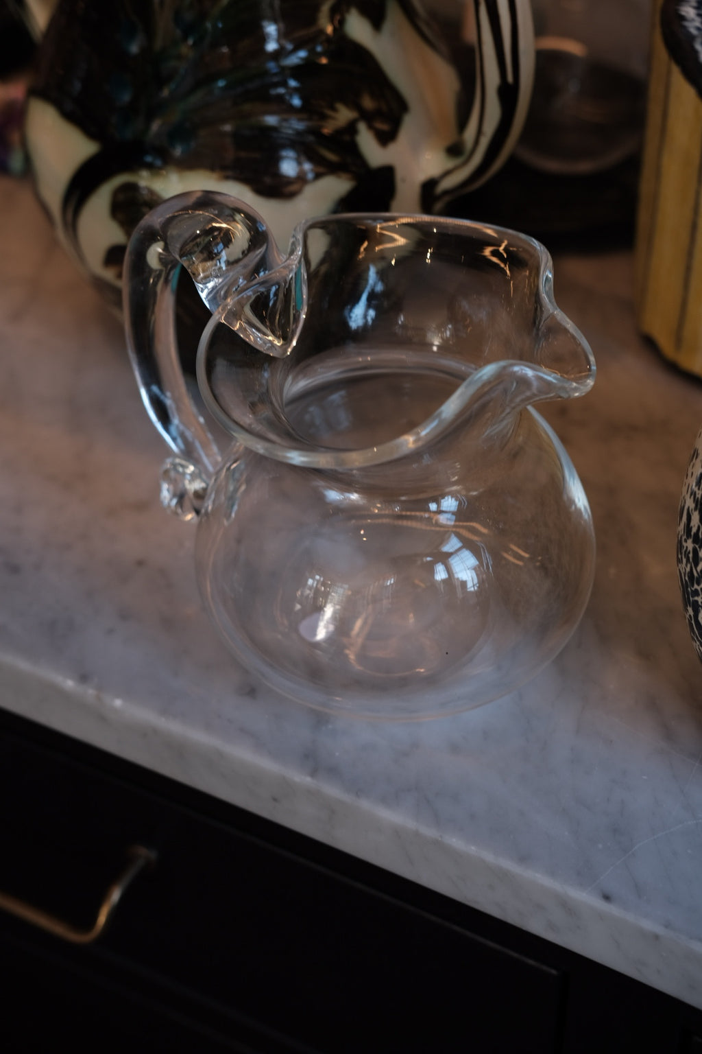 Mundblæst Glaskande • Murano • Klar